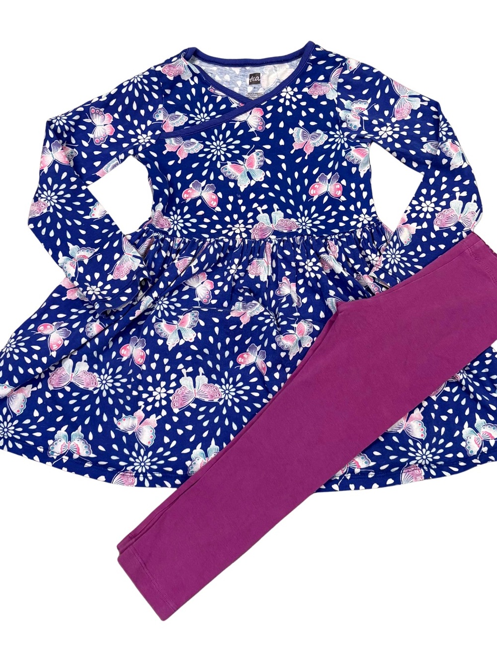 Tea Collection Butterfly Dress and Leggings